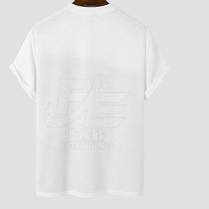 Fabricante de camisetas de hombre OEM Camiseta de cuello redondo de algodón de alta calidad para hombre con impresión de logotipo personalizado - Product Image 2