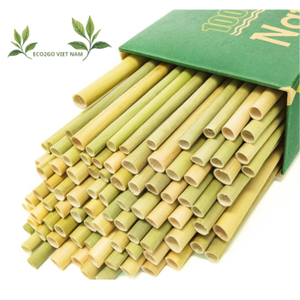 หลอดดูดน้ำแบบออร์แกนิกและธรรมชาติสำหรับ2025หลอดหญ้าเวียดนาม/หลอดดูดหญ้าสำหรับงานปาร์ตี้กำจัดวัชพืชร้านอาหาร - Product Image 1