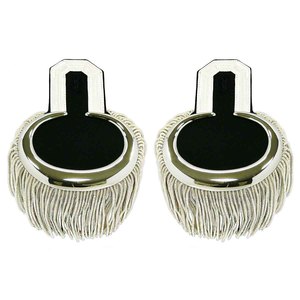 Bretón Holandés con Flecos de Cordón Dorado, Plata, Flecos Finos, 1 Torsade Grande, 2 Flecos Finos en el Borde, Dorado Holandés - Product Image 4