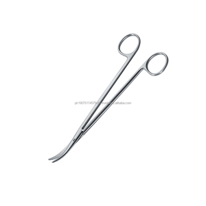 Ciseaux incurvés plats en acier inoxydable Thorek-Feldman, outil de dissection chirurgicale de la vésicule biliaire, certifié CE ISO, OEM, étiquette privée - Product Image 1