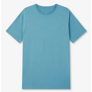 Camiseta lisa de cuello redondo para hombre, Camiseta lisa de cuello redondo, nueva ropa de siguiente nivel, camiseta para hombre CVC Crew N6210 - Product Image 2