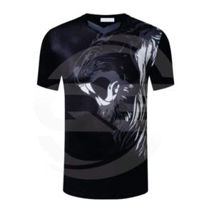 2025 Mejor artículo Venta en línea Camiseta de serigrafía de moda Camiseta de sublimación de diseño de logotipo personalizado - Product Image 6