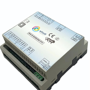 Module IO industriel WIN-IO-8UI8UOM-ETH | 8 entrées universelles et 8 sorties universelles | Modbus RTU RS485 et Modbus TCP Ethernet | 12-24VDC - Product Image 1