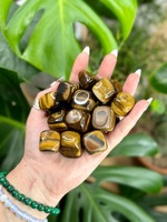 Pierres Roulées Polies Œil de Tigre de Qualité Supérieure, Agate Préférée pour l'Exportation, 15mm-20mm, Prix de Gros, Cristal Naturel Feng Shui pour la Maison