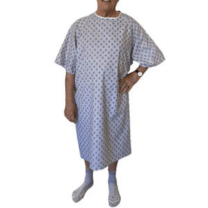 Ensemble d'uniformes médicaux unisexes respirants en spandex non tissé, vêtements médicaux en tissu de coton, uniforme de patient pour l'hôpital - Product Image 1