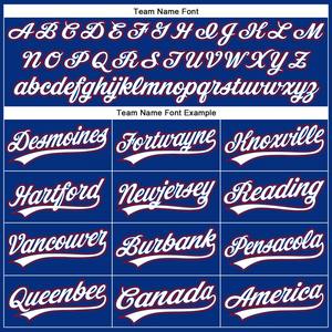 เสื้อเบสบอลแท้สีแดงลายทางสีขาวรอยัลออกแบบได้ตามต้องการ - Product Image 4