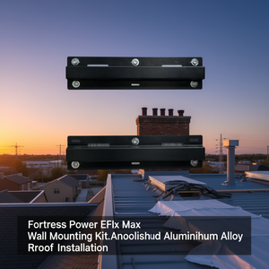 Kit de montage mural Fortress Power EFlex Max - Alliage d'aluminium anodisé pour installation sur toit - Product Image 3