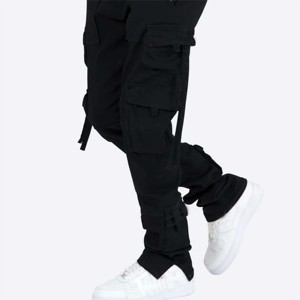 Pantalones Cargo de cuero premium para hombre, cómodos y prácticos, perfectos para ropa informal y formal - Product Image 4