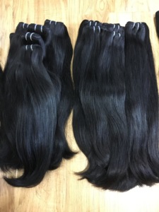 Extensiones de cabello humano vietnamita liso Natural 100%, cutícula alineada, Onda de cabello sin procesar, estilos de rizos rizados profundos incluidos - Product Image 5