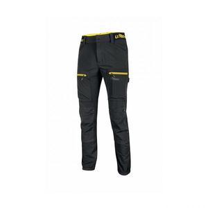 U-POWER Pantalons de travail pour hommes Horizon Black Carbon Stretch Pants - Product Image 1