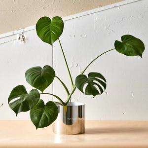 Silver Flower Vase New Design Metal Floral <b>Obsession</b> Cylinder Shape Flower Pot for Home & Wedding Decoration - Product Image 1