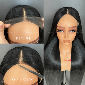 Perruque Lace Front 13x6 HD de couleur noire avec des cheveux Remy de qualité prix bon marché du Vietnam extensions de cheveux vendeur perruques pour femmes noires - Product Image 3