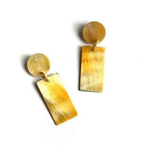 Pendientes de cuerno de búfalo antiguos, pendientes de cuerno de búfalo de alto pulido hechos a mano, tamaño personalizado a bajo precio y al mejor precio por HF CRAFTS - Product Image 2