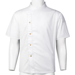 Manteaux de chef en coton de confort culinaire Design fonctionnel avec technique de couture Produit d'artisanat en textile et tissu - Product Image 2