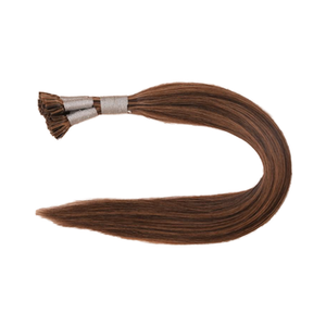 Extensiones de punta en U de queratina de cabello Remy humano de alta calidad superior, extensiones de cabello humano Remy italiano con punta en U - Product Image 1