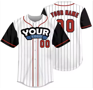 Venta al por mayor de impresión personalizada de los hombres más tamaño Jersey de Béisbol Juvenil ropa deportiva uniforme conjunto con manga corta transpirable diseño - Product Image 4
