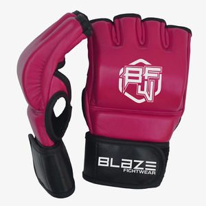 Gants de grappin MMA pour homme femme entraînement de combat Kickboxing Taekwondo imprimé en cuir véritable Arts martiaux boxe - Product Image 4
