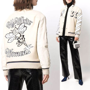 2025 Casual carta Varsity chaquetas abrigo mujer Streetwear Color sólido suave Letterman chaqueta de béisbol para damas - Product Image 4