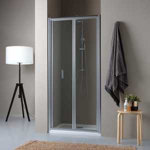 Porte de douche niche 85 cm avec ouverture Sospiero Book – Fournitures de qualité pour salle de bain et toilettes - Product Image 1