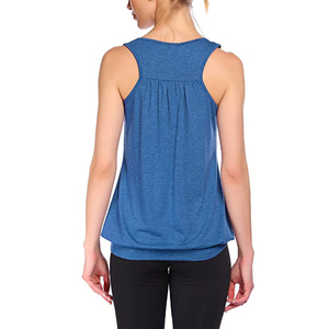 Nuevas camisetas sin mangas Racerback para mujer, camiseta sin mangas deportiva transpirable - Product Image 2