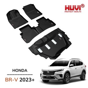 2023สำหรับฮอนด้า CRV brv แผ่นรองสุญญากาศสำหรับรถยนต์ทุกสภาพอากาศวัสดุ TPE ทนทานป้องกันสิ่งสกปรกทำความสะอาดง่ายทนต่อน้ำไม่ลื่น - Product Image 6