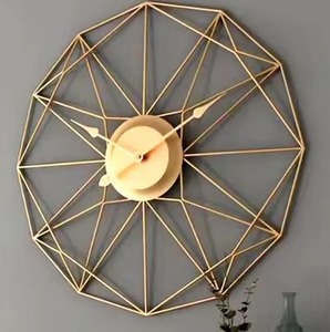 Modern Silent Wall <b>Clock</b> with Iron Frame Needle Display Customized Color for Office & Home Decor or Weddings - Product Image 2