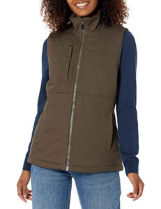 Chaleco de Lona sin Mangas Transpirable Más Vendido, Chaleco de Lona sin Mangas Amarillo con Logotipo Personalizado para Mujer, Moda de Invierno - Product Image 3