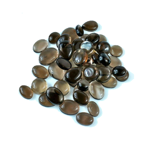 คริสตัลหินธรรมชาติแบบสโมควอทซ์ผสมรูปทรงหลวมการรักษาอัญมณีหลังเบี้ยคริสตัลพลอยทุกรูปทรง - Product Image 2