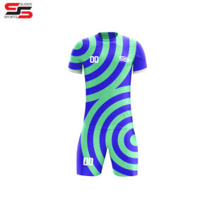 ชุดยูนิฟอร์มฟุตบอลชายหญิงสำหรับฤดูใบไม้ร่วง/ฤดูหนาว - โพลีเอสเตอร์ 100% รับสกรีนโลโก้ ชื่อทีม/หมายเลข สำหรับการฝึกซ้อมกีฬา - Product Image 3