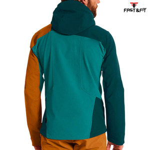 High Quality <b>Men's</b> Canvas Softshell Hooded Long Sleeve Windbreaker <b>Jacket</b> Stand Collar Winter New Style Wholesale Price Casual - Product Image 2