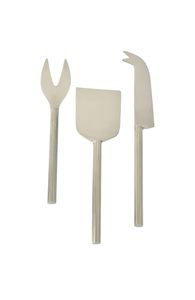 Ensemble de couteaux à fromage dorés avec manche fin et robuste, prêt à être expédié, outils à gâteau réutilisables, plaqués or, ensembles à prix abordable - Product Image 3