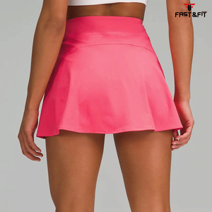 High Quality Custom Logo New Fashion Plus Size Women Sports Shorts Skirt With Pocket Running <b>Tennis</b> Skirt for Sale - Product Image 4