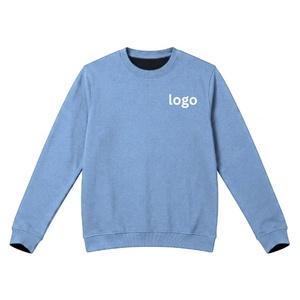 เสื้อสเวตเชิ้ตผ้าเฟรนช์เทอร์รี่แบบเรียบ หนัก 440 กรัม สำหรับผู้ชาย คอกลม ยูนิเซ็กซ์ สีพื้น สวมใส่สบาย - Product Image 2