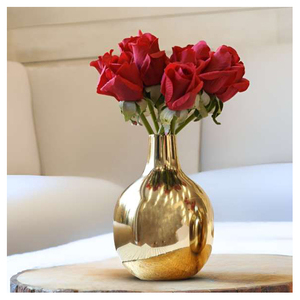 High Rated Vases Decorative Gold Silver <b>Black</b> Metal Flower Vases for Weddings Events Hotels and Modern Home Tabletop Use Various - Product Image 2