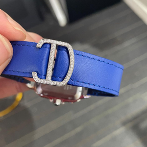 Reloj de Pulsera de Moda 2023, Marca de Lujo, Automático, Unisex, con Cristal Cuadrado de Acero Inoxidable, Personalizable, Regalo - Product Image 4