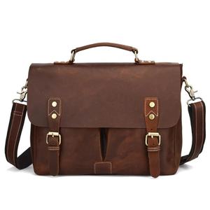 Bolso de hombro para ordenador portátil con mensajero de cuero auténtico 100%, regalo de cumpleaños perfecto para él o ella en el momento de la compra - Product Image 1