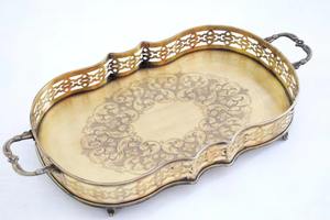 Bandeja de Servicio de Metal Personalizada de Lujo, Hecha a Mano, Ecológica, de Primera Calidad, Apta para Lavavajillas, para Uso en Hoteles y Hogares - Product Image 4