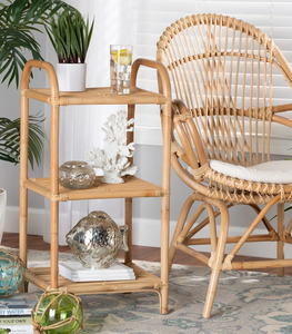 Étagère de sol en rotin naturel fabriquée au Vietnam matériau écologique utilisé pour la décoration de la maison étagère de rangement en gros - Product Image 6