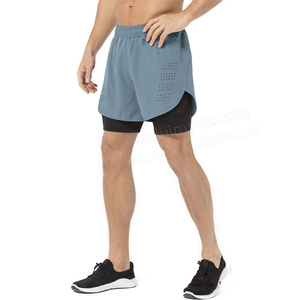 Pantalones Cortos de Compresión Personalizados para Entrenamiento y Actividades Deportivas con Tejido Elástico y Diseño Transpirable - Product Image 6