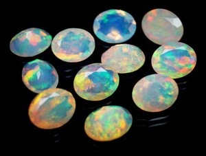 Genuine Ethiopian Opal Gemstone Oval Shape <b>Stone</b> Faceted Ethiopian Opal Gemstone 10x8mm Size Opal <b>Gems</b> Gift for Her - Product Image 3