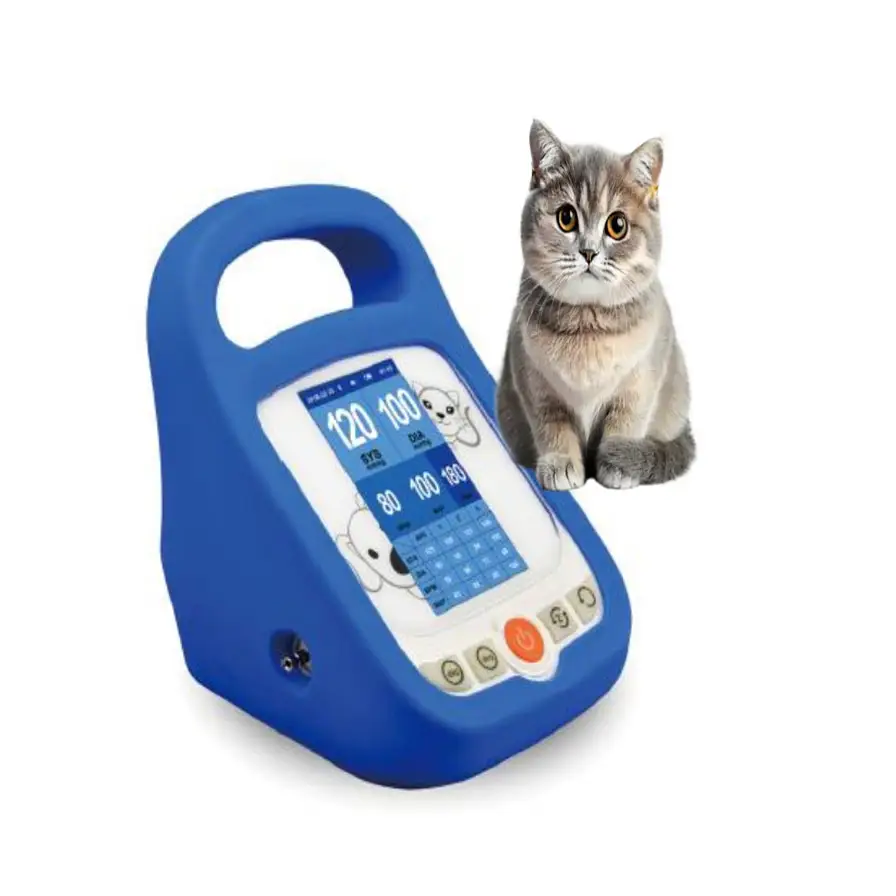 Système vétérinaire de tensiomètre portable pour animaux sphygmomanomètre mesure continue grands petits animaux de compagnie