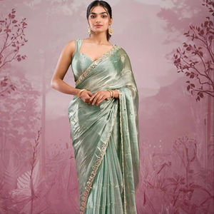 Indien Superbe Look Designer Ethnique Saree Dernier Saree Traditionnel Exclusif Fantaisie Fête De Mariée Porter Tendance Setter Saree femmes - Product Image 1