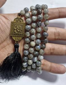 Hermoso diseño 108 collar de cuentas Jap Mala precio competitivo con cuentas de piedra de hebra de piedras preciosas de labradorita Natural - Product Image 3