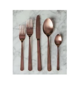 Ensemble de couverts en acier inoxydable Royal Gold SS 304, 4 pièces, avec boîte cadeau, ensembles de couverts de mariage - Product Image 3