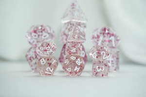 Rõ Ràng Xúc Xắc Với Nhỏ Chunk Long Lanh Bên Trong 10Mm Mini 7Pcs <span class=keywords><strong>RPG</strong></span> Dnd Trò Chơi Hội Đồng Quản Trị Warhammer Mới Phát Hành Nhà Máy Giá Xúc Xắc Bộ - Product Image 6