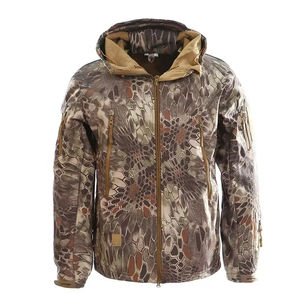 Nouveau style OEM vente en gros veste Softshell de sécurité imperméable pour l'extérieur chasse veste de camouflage tactique - Product Image 6