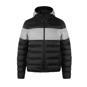Veste matelassée Designer Logo personnalisé hiver hommes brillant chaud imperméable coupe-vent vestes et pantalons matelassés à des prix bon marché - Product Image 1