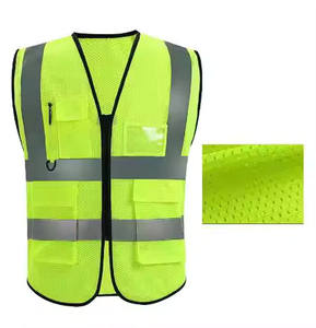 Gilet de sécurité réfléchissant avec poches, vêtements de travail réfléchissants, haute visibilité, vêtements de travail de construction, qualité supérieure - Product Image 3