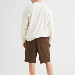 MOVATEXTILES Mma Short de boxe en drapeau américain Short en maille avec deux poches profondes à ourlet latéral Short d'été basique pour hommes Coupe courte - Product Image 2