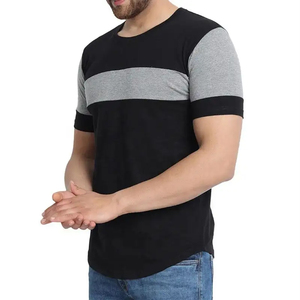 Aaron Garments Accessoires Custom Fitness Gym T-Shirt Seamless Spandex Cotton Jersey Sea Teal Marl Plus Size Casual Blank Plain - Product Image 1